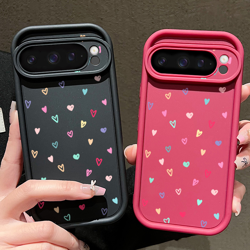 Colorful Little Hearts Soft Ca - Google Pixel 8A ulasan dan harga