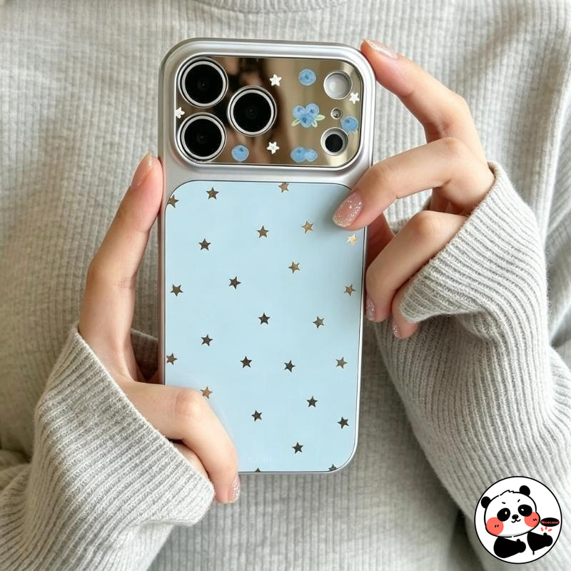 Hollow Stars Mirror Phone Case - Huawei Nova 12 ulasan dan harga