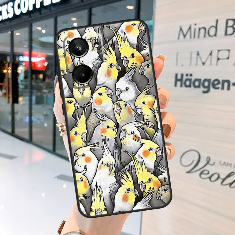 Cartoon Cockatiel Collage Case - Realme C67 ulasan dan harga