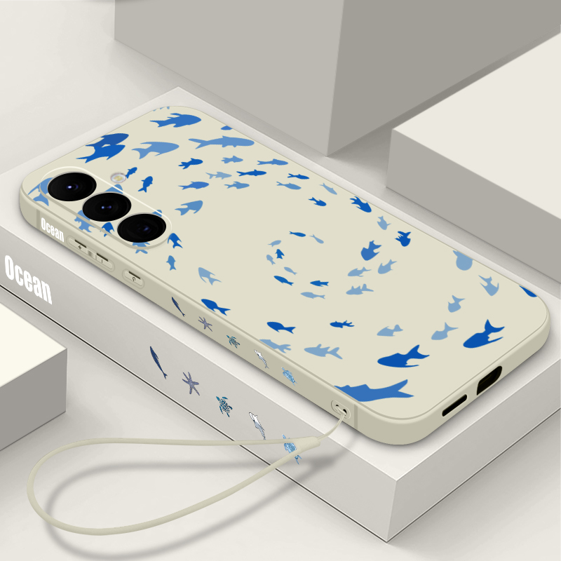 Fish Patterned Lanyard Phone C - Samsung Galaxy A55 ulasan dan harga