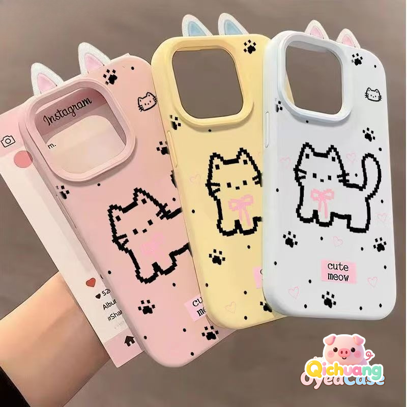 Cute Cat Ear Phone Case For Hu - Huawei Nova 12 ulasan dan harga