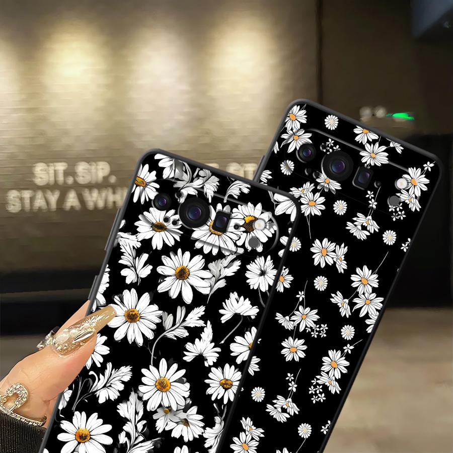 Monochrome Daisy Funda Phone C - Google Pixel 8A ulasan dan harga